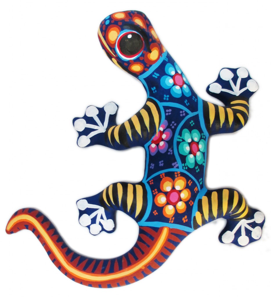 NA002 Medium Gecko — FANDANGO TRADING - MEXICAN FOLK ART