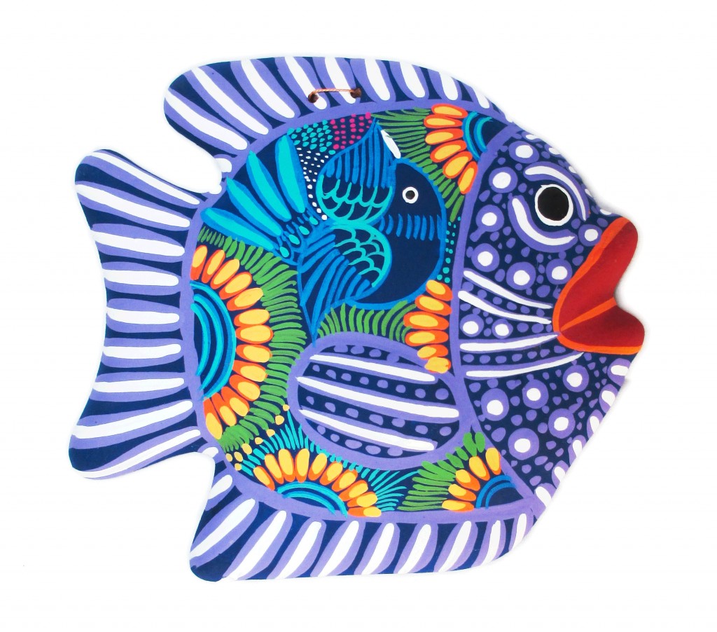 Na045 - Large Fish Wall Decor — Fandango Trading - Mexican Folk Art