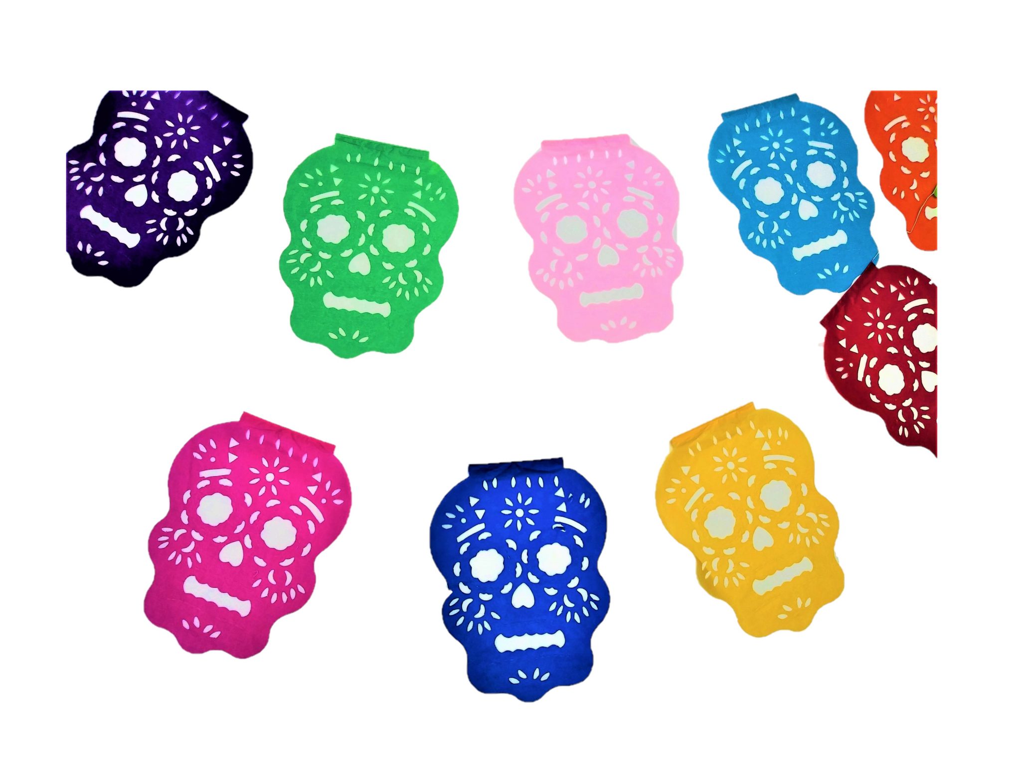 Papel Picado Banner Skull — FANDANGO TRADING MEXICAN FOLK ART
