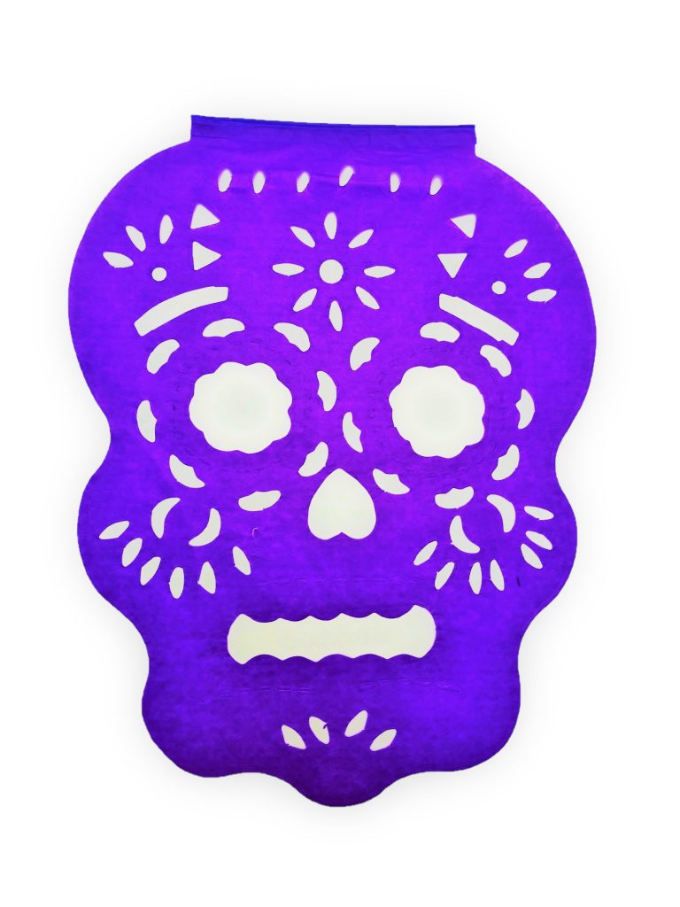 Papel Picado Banner Skull — FANDANGO TRADING - MEXICAN FOLK ART